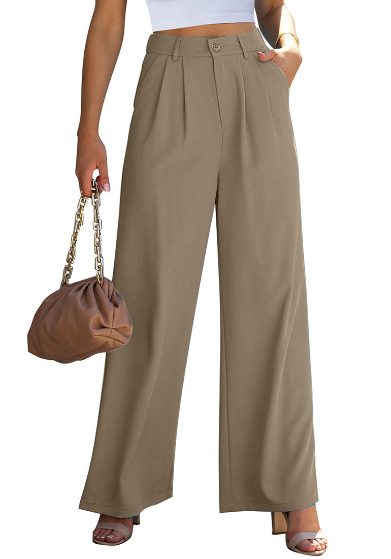 Women's Workwear Business Wide-Leg Trousers – detail