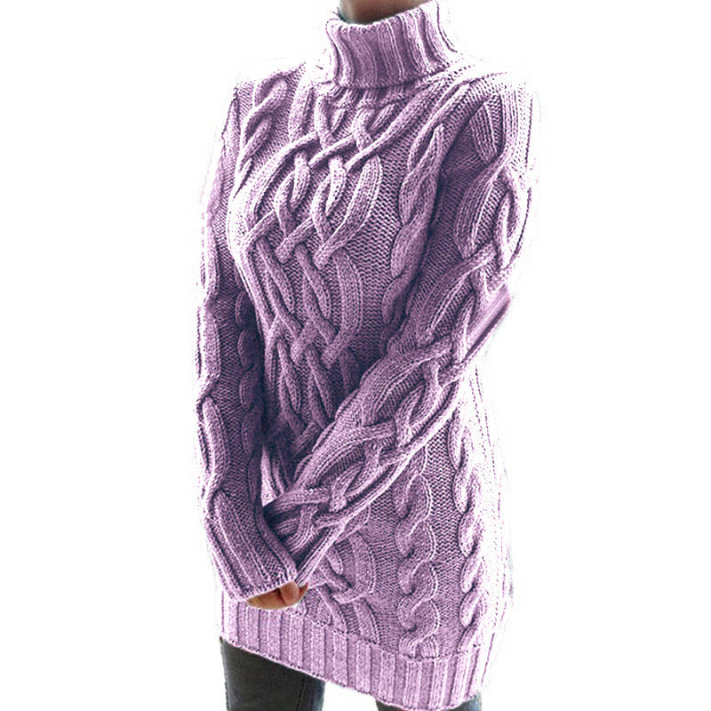 Women's Cable-Knit Collared Dress