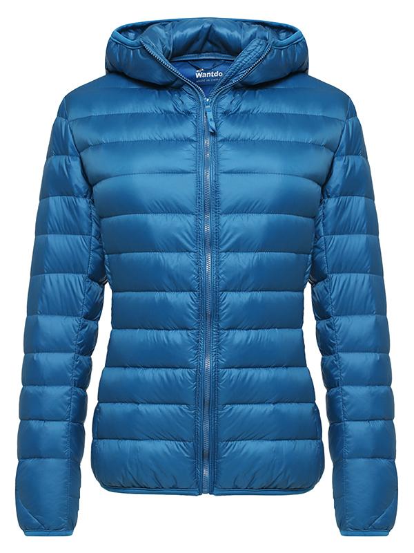 Women's Padded Lightweight Quilted Jacket – Acid Blue