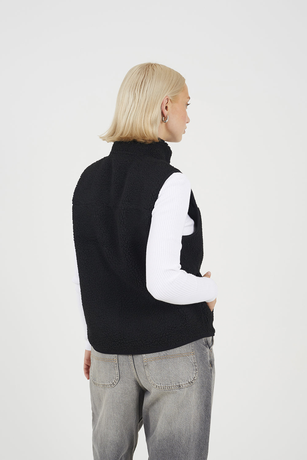 Women's Fleece Zip-Through Fleece Jacket – detail