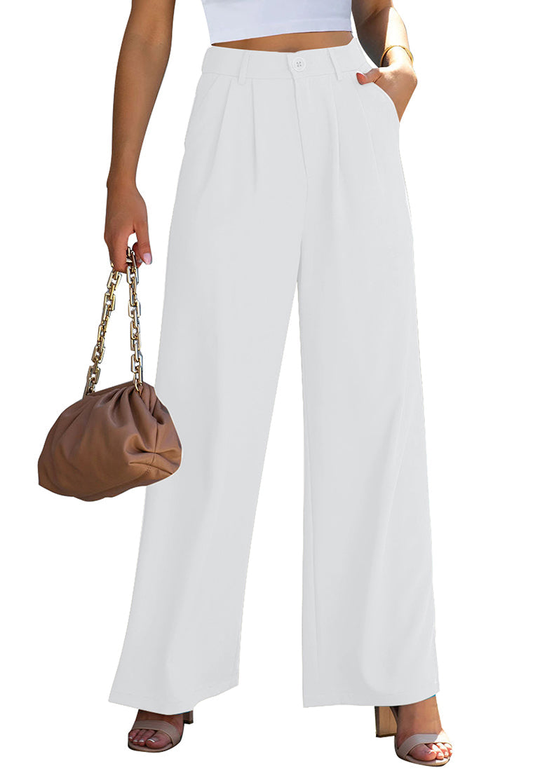 Women's Workwear Business Wide-Leg Trousers – detail