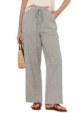 Khaki Black Stripe
