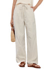 Beige Blue Stripe