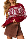 Print Burgundy White