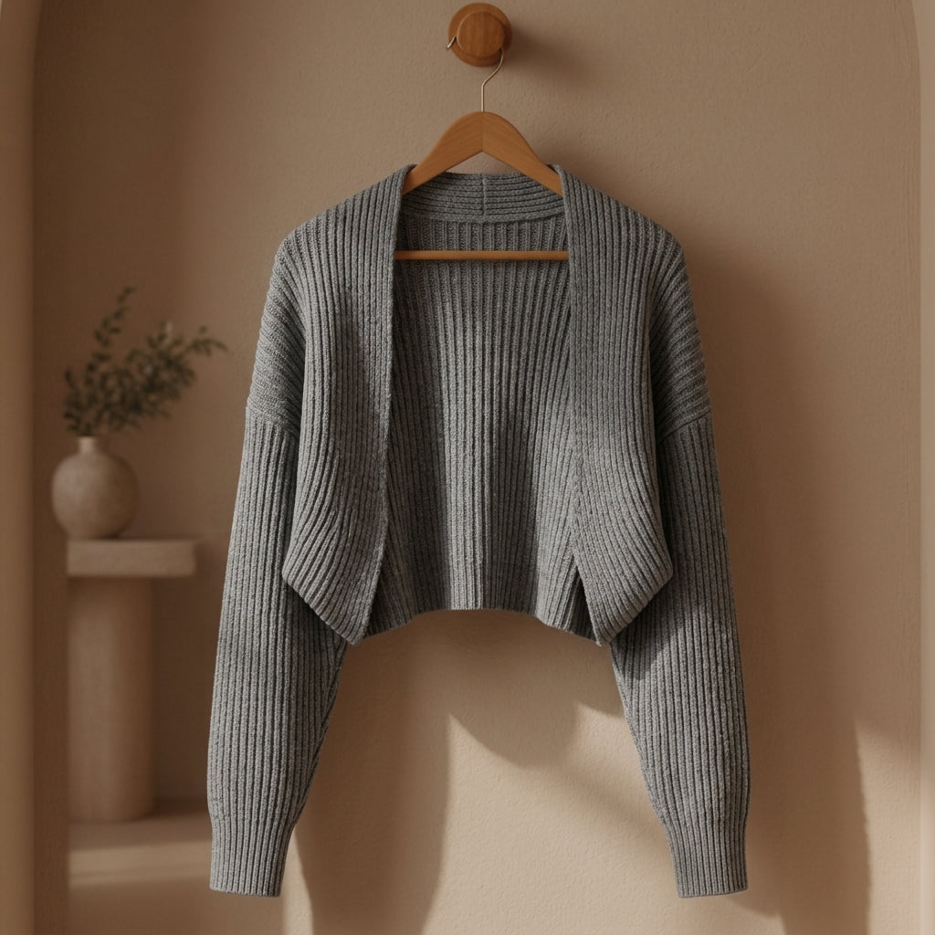 Abigail | Creston Open-Front Shrug Sweater