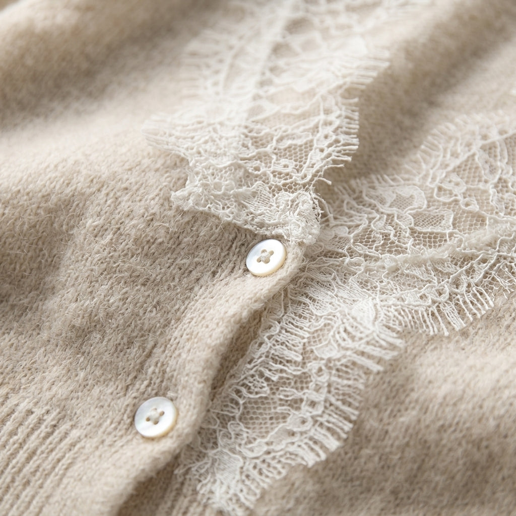 Addison | Bexleyon Lace Patchwork Cardigan