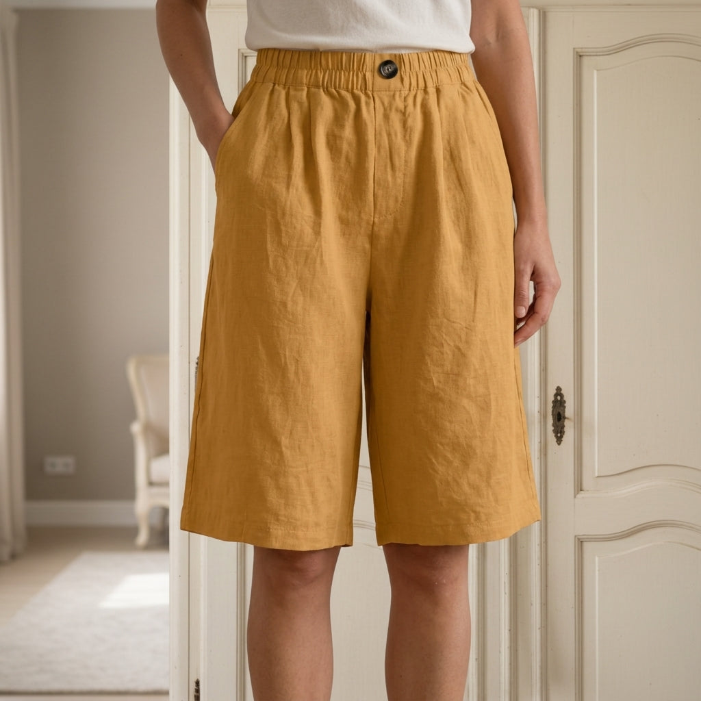 Addison | Siena Linen Comfort Shorts