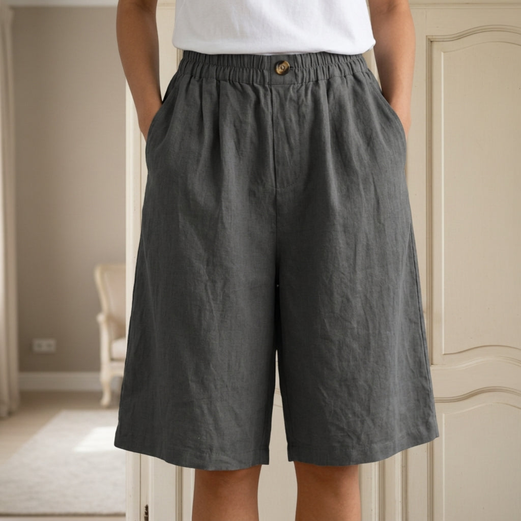 Addison | Siena Linen Comfort Shorts
