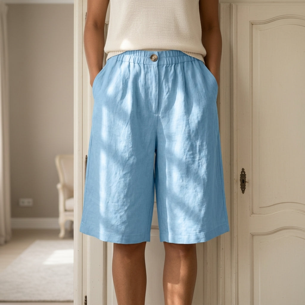 Addison | Siena Linen Comfort Shorts