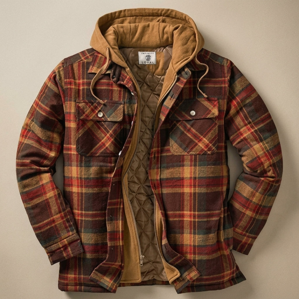 Adrian | Cannes Lumberjack Hooded Jacket
