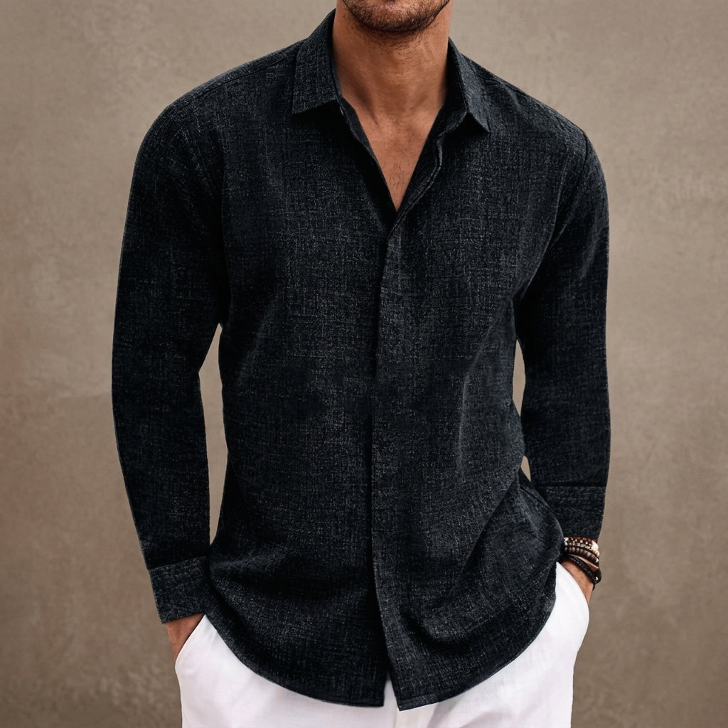Alexander | Cadaques Linen Button-Up Shirt