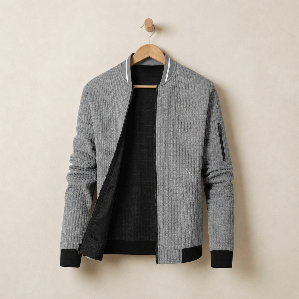 Alexander | Gridlock Quilted Bomber Jacket