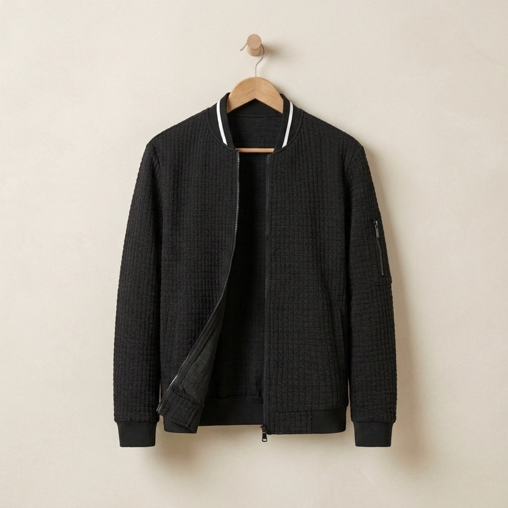 Alexander | Gridlock Quilted Bomber Jacket
