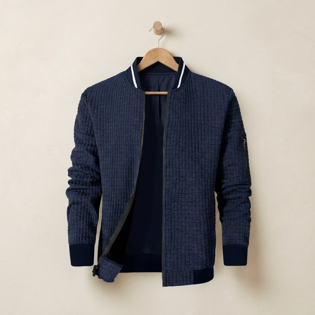 Alexander | Gridlock Quilted Bomber Jacket
