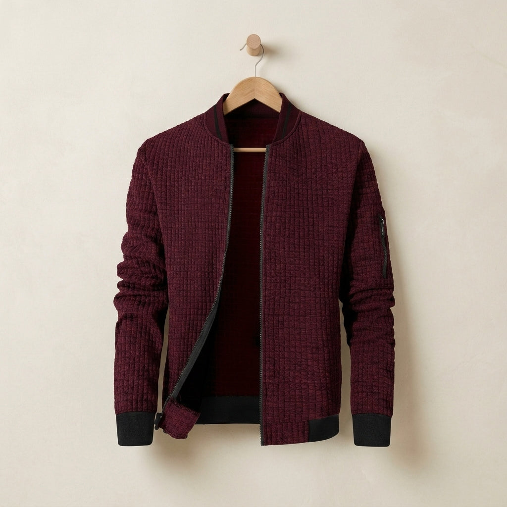 Alexander | Gridlock Quilted Bomber Jacket