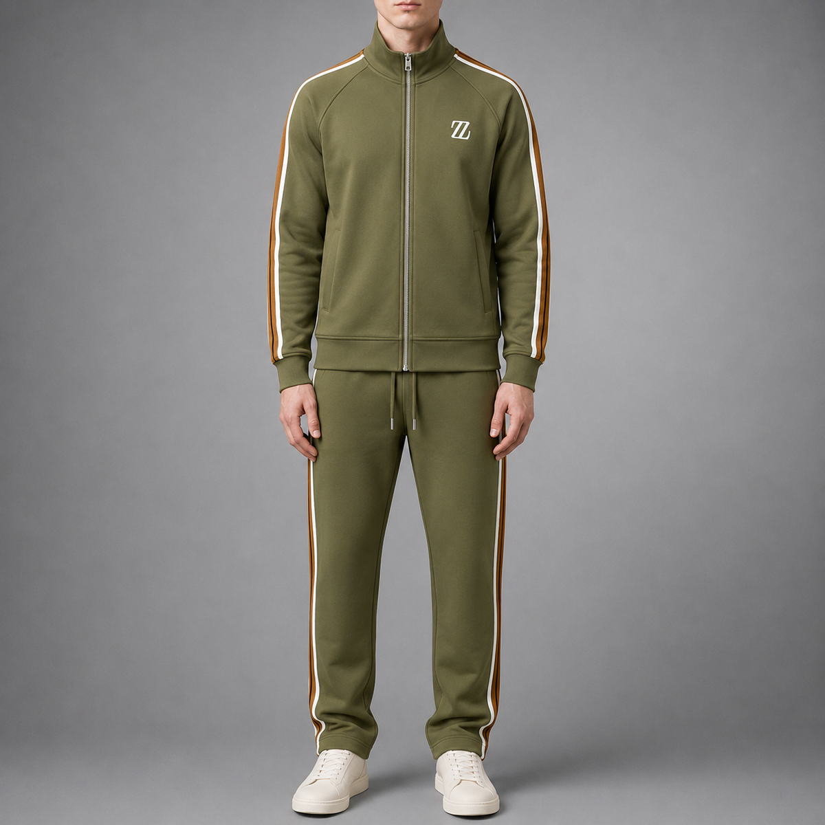 Alexander | Mdina Colorblock Zip Tracksuit Set
