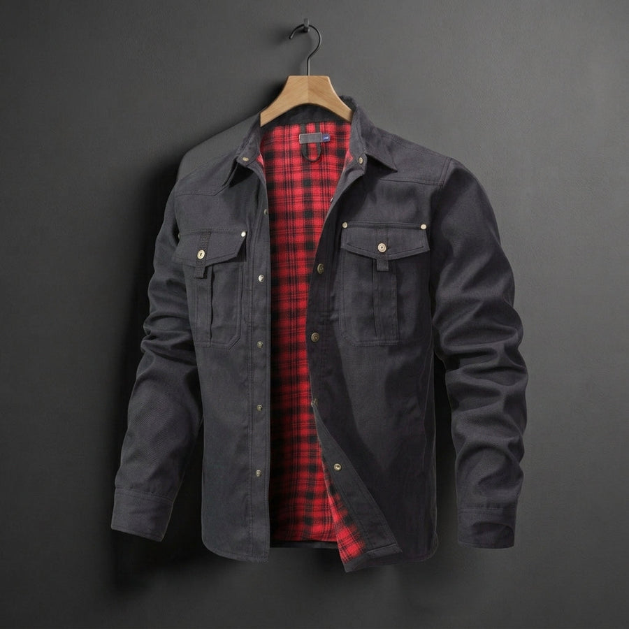 Alexander | Redline Flannel-Lined Overshirt Jacket