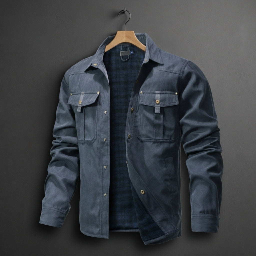 Alexander | Redline Flannel-Lined Overshirt Jacket