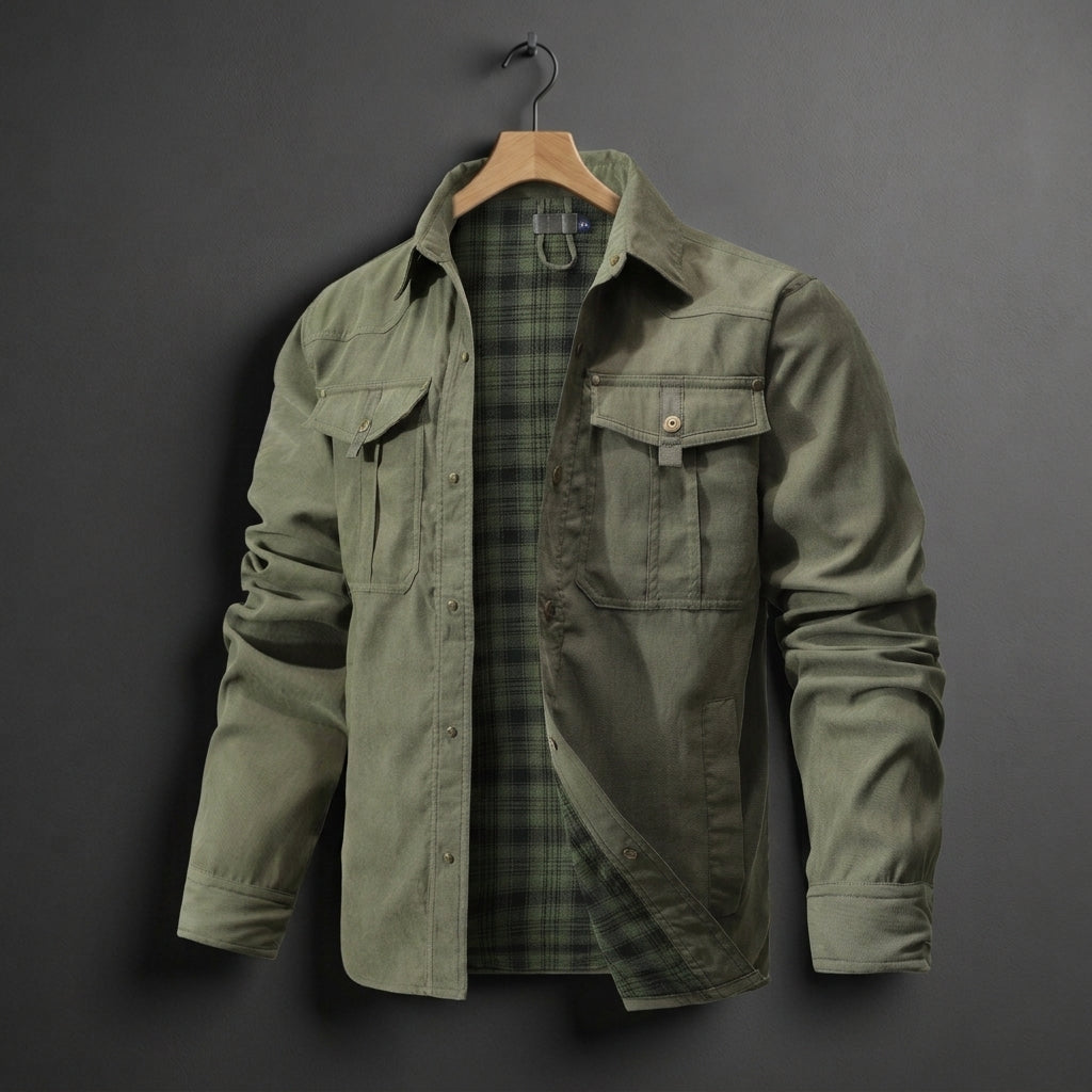 Alexander | Redline Flannel-Lined Overshirt Jacket