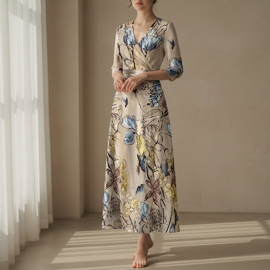 Amelia | Estoril Wrap Maxi Dress
