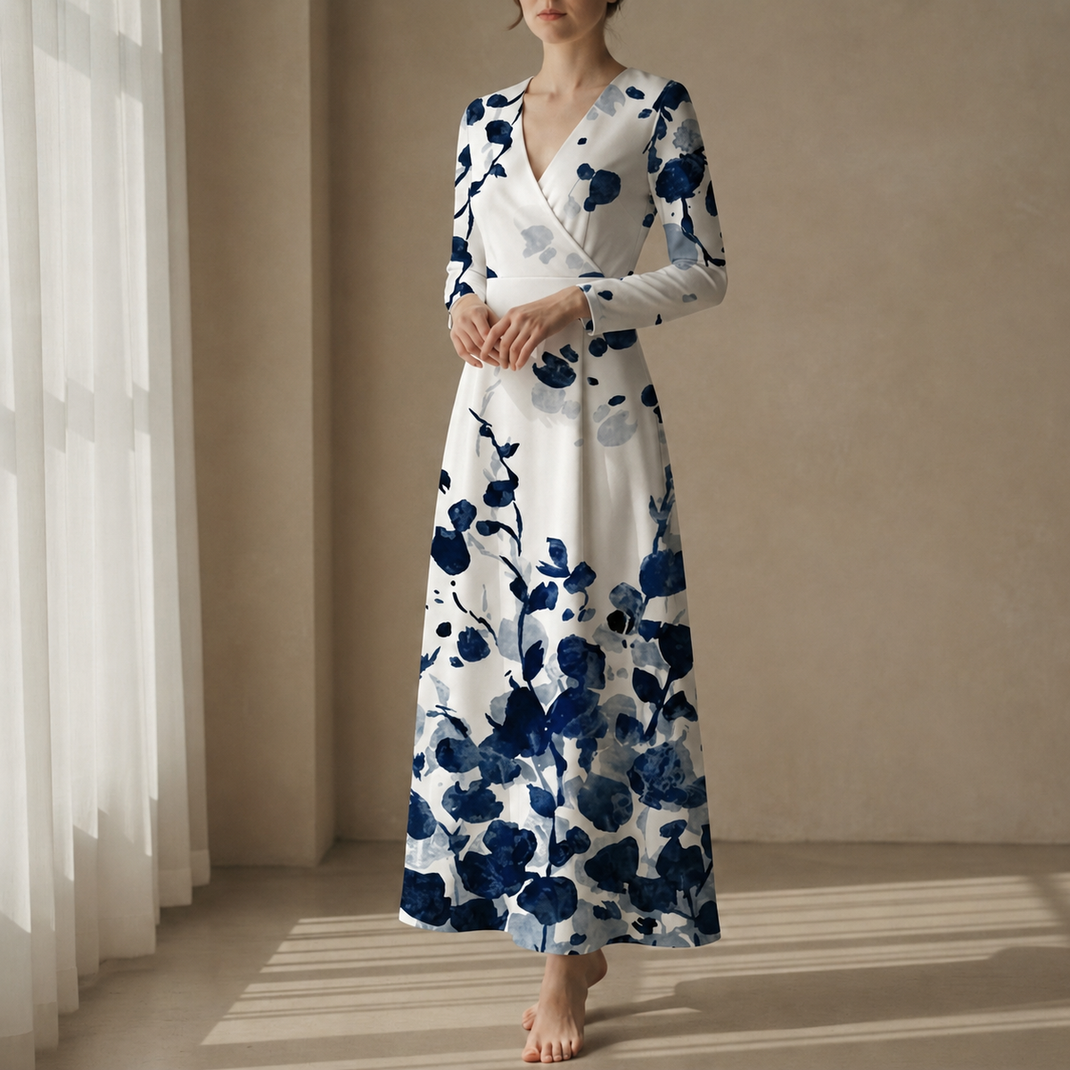 Amelia | Estoril Wrap Maxi Dress
