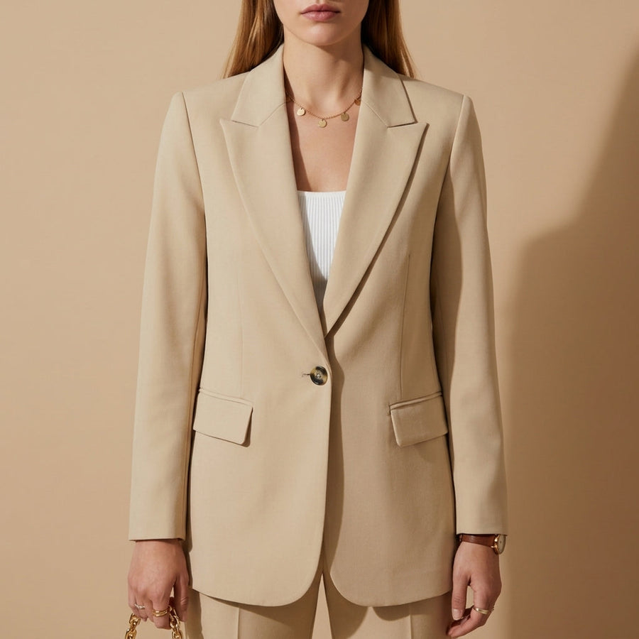 Amelia | Nimes Single Button Blazer
