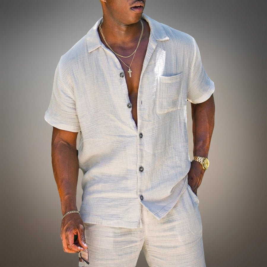 Andrew | Camogli Two-Piece Linen Set