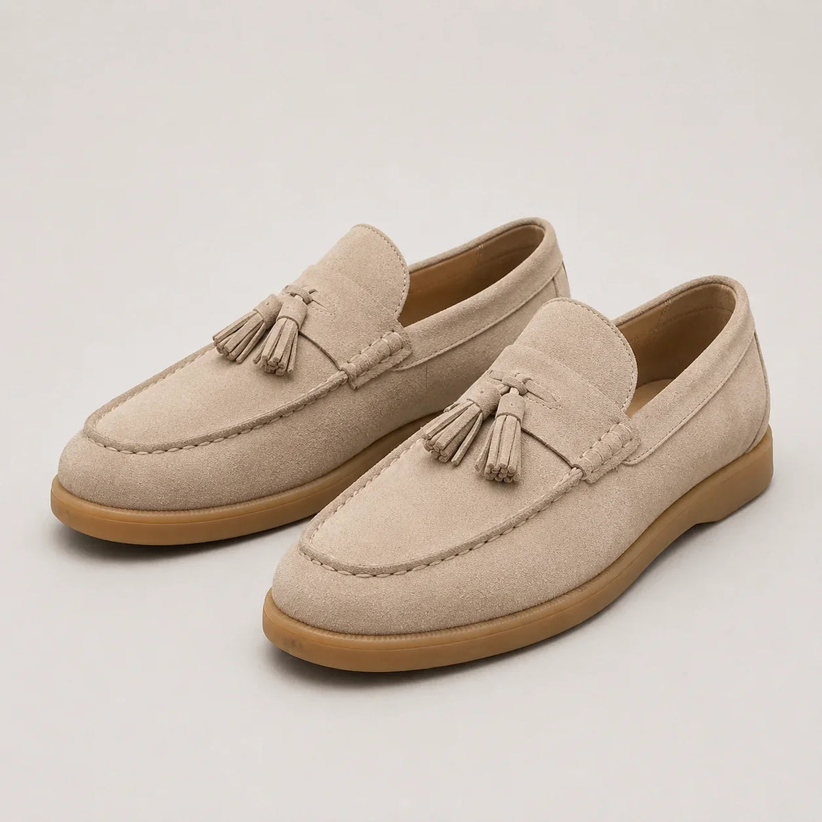 Andrew | Ronda Suede Tassel Loafers