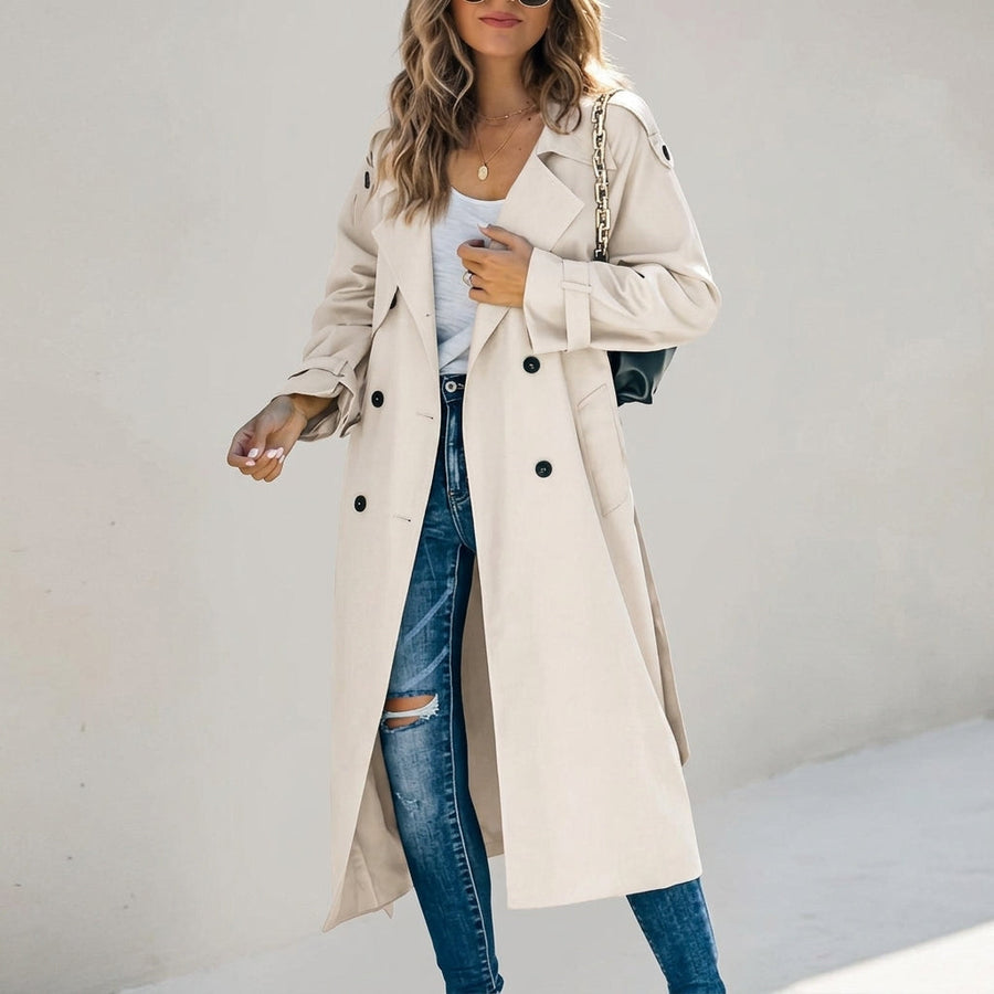 Anna | Alvanti Long Trench Coat
