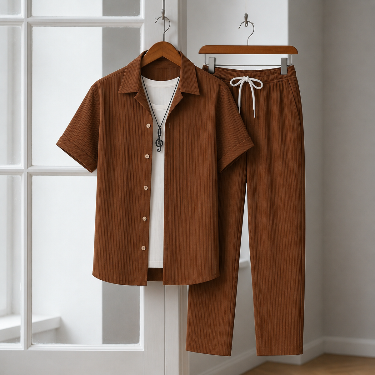 Anthony | Capri Two-Piece Linen Style Set