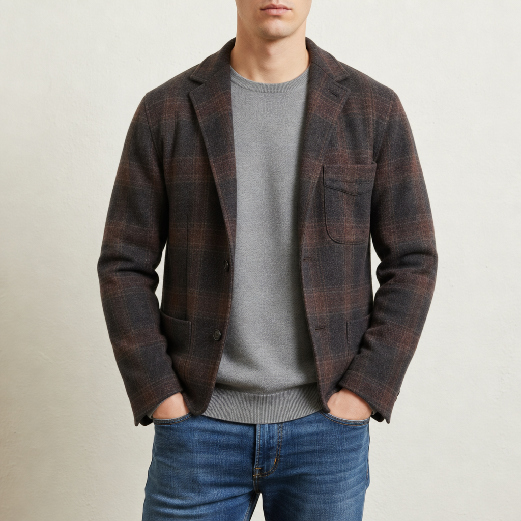 Anthony | Rapallo Retro Plaid Blazer