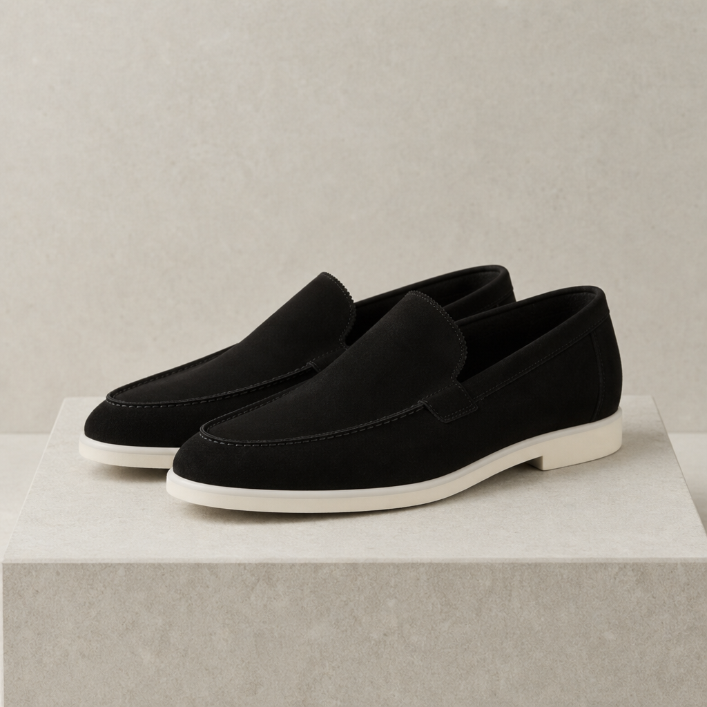 Asher | Aix Suede Slip-On Loafers