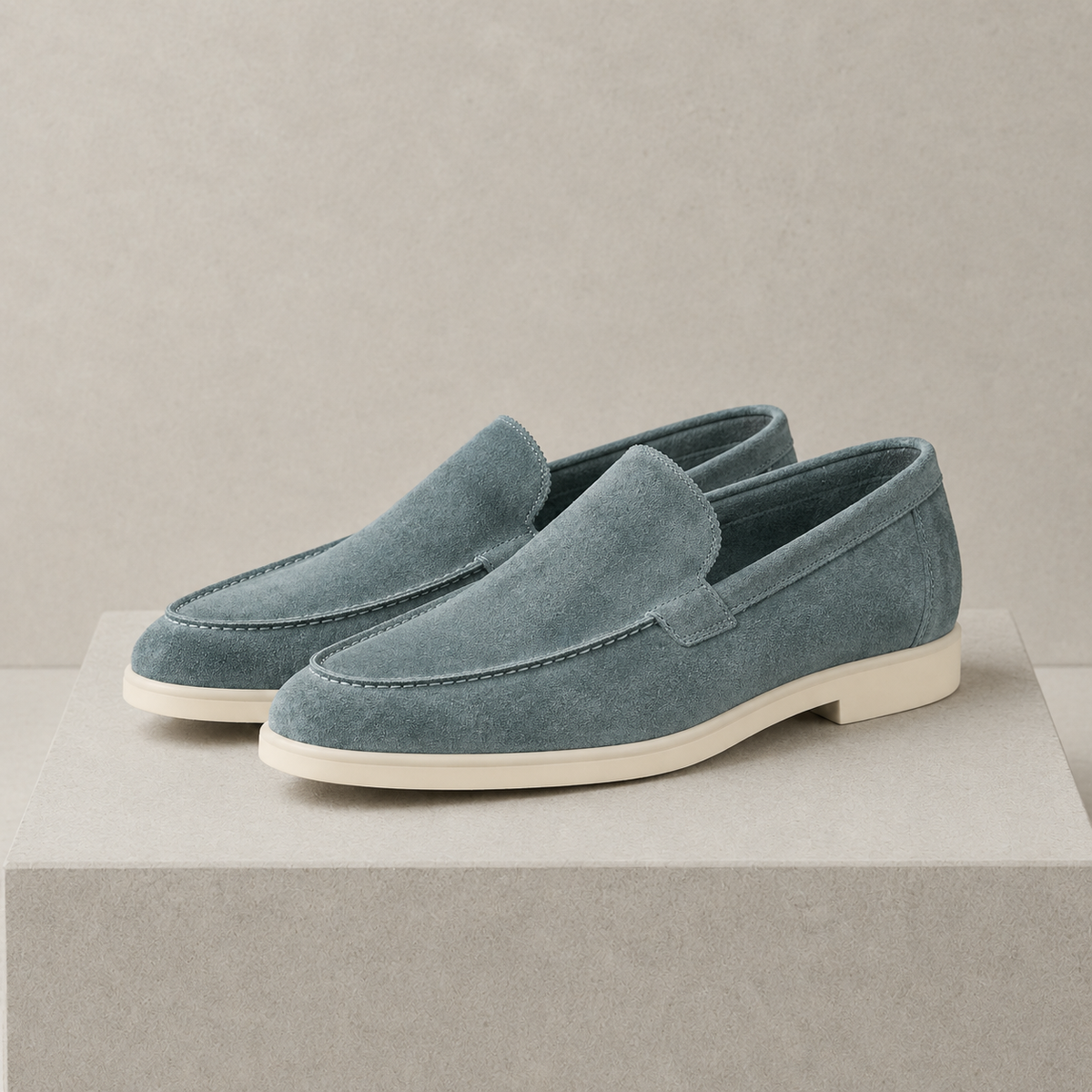 Asher | Aix Suede Slip-On Loafers