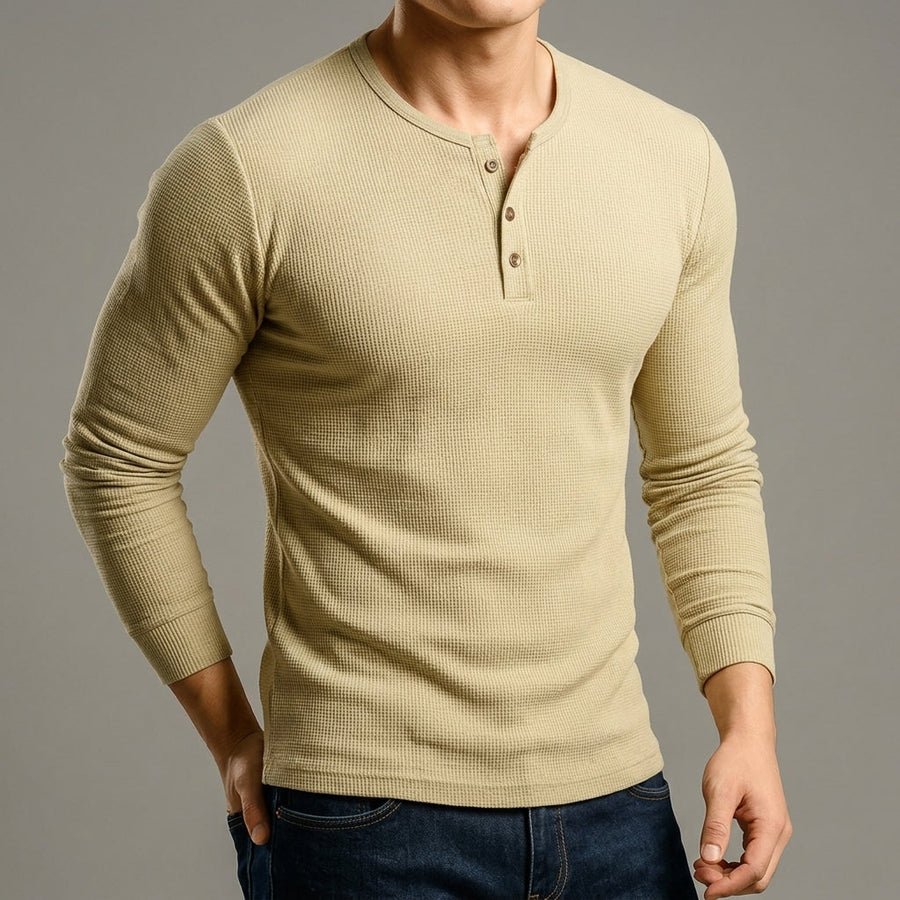 Asher | Caldamo Waffle Henley