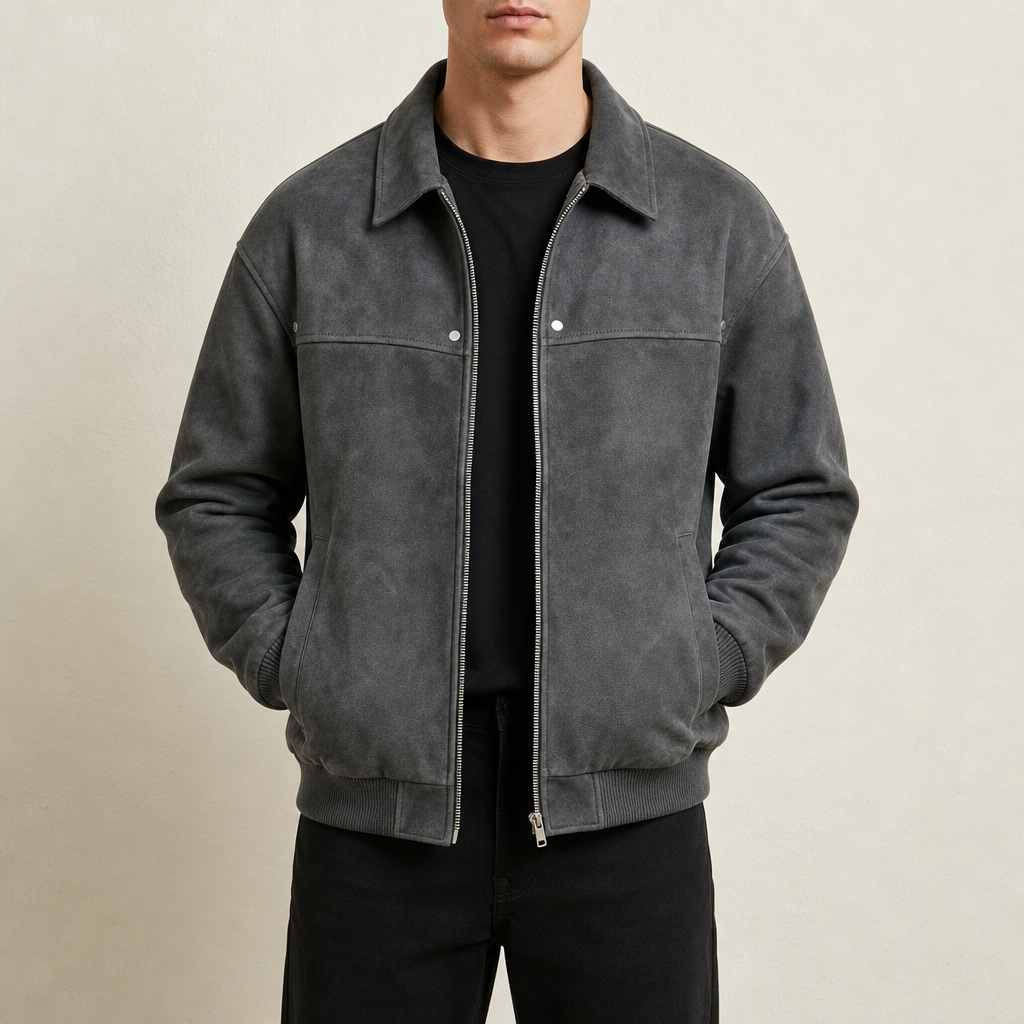 Asher | Merano Distressed Leather Bomber