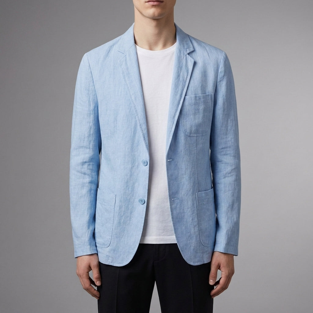 Asher | Siena Relaxed Linen Blazer