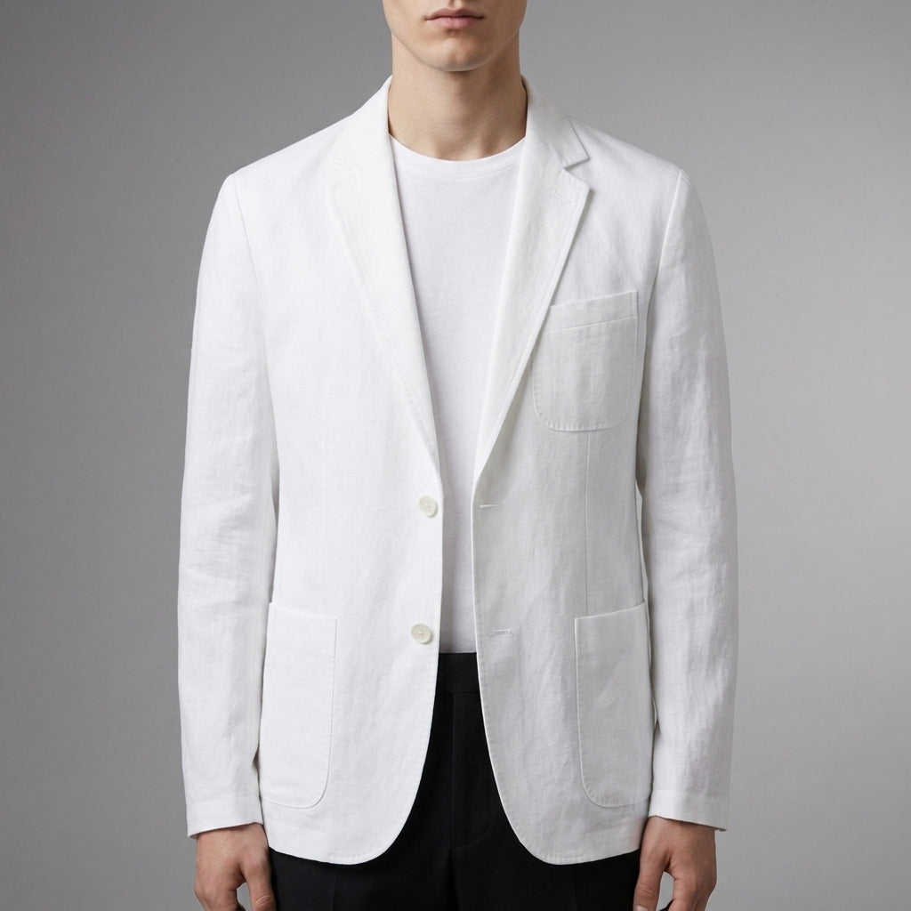 Asher | Siena Relaxed Linen Blazer