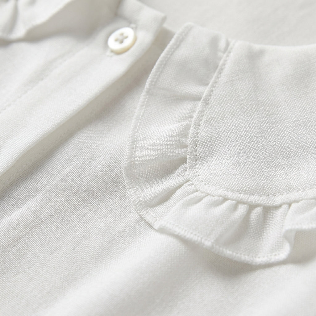 Audrey | Barcelona Ruffle Neck Shirt