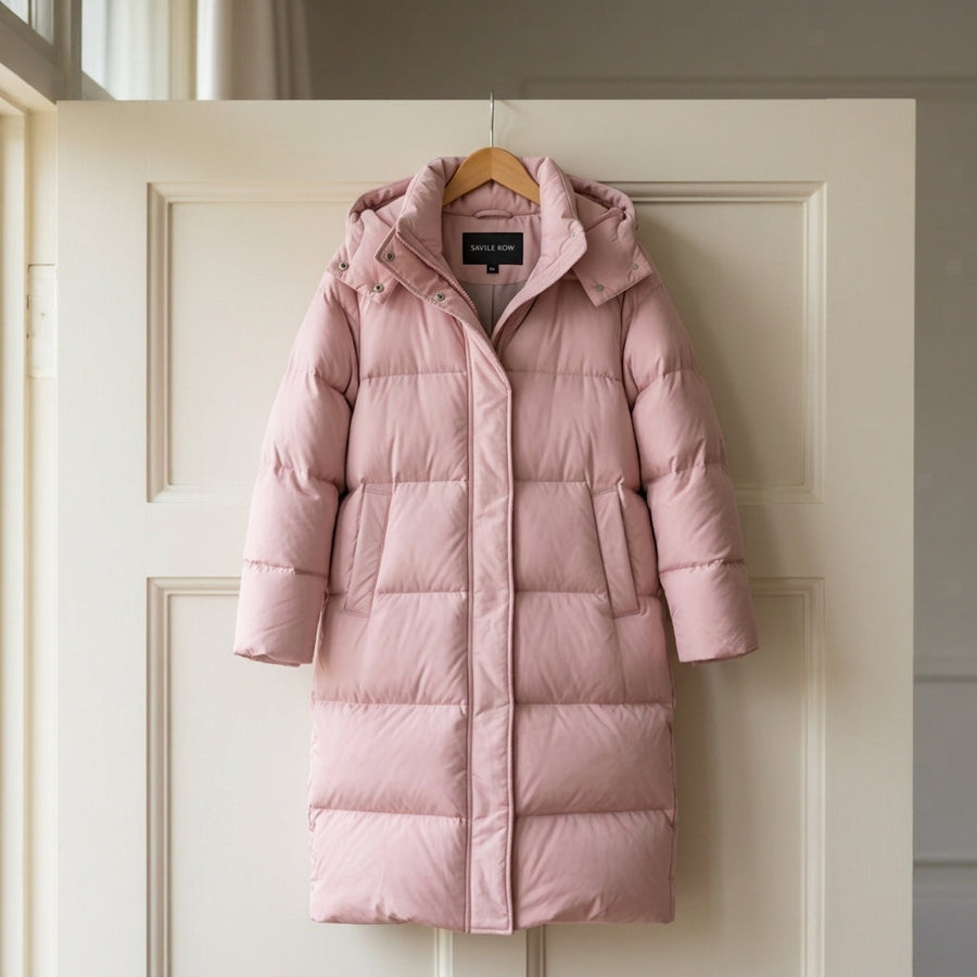 Audrey | Blyneé Long Puffer Jacket with Hood