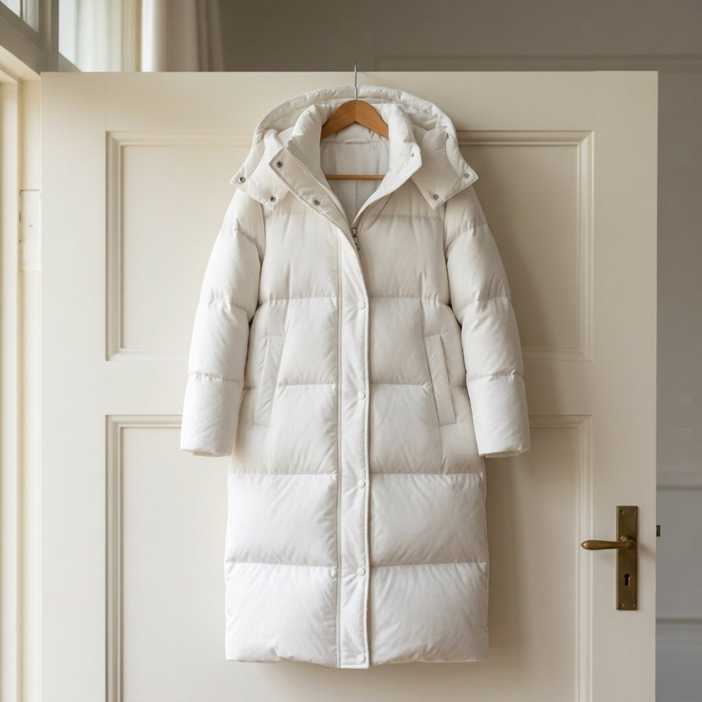 Audrey | Blyneé Long Puffer Jacket with Hood