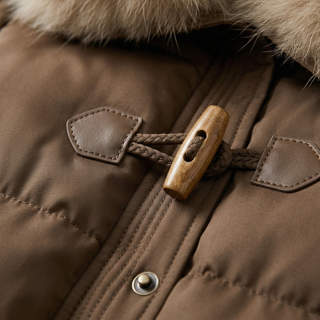 Aurora | Blaivelle Puffer Jacket with Faux Fur Collar