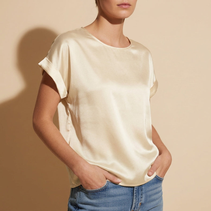 Aurora | Pryvella Satin T-Shirt