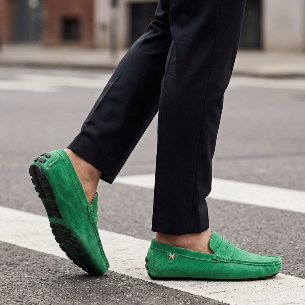 Austin | Antibes Suede Penny Loafers