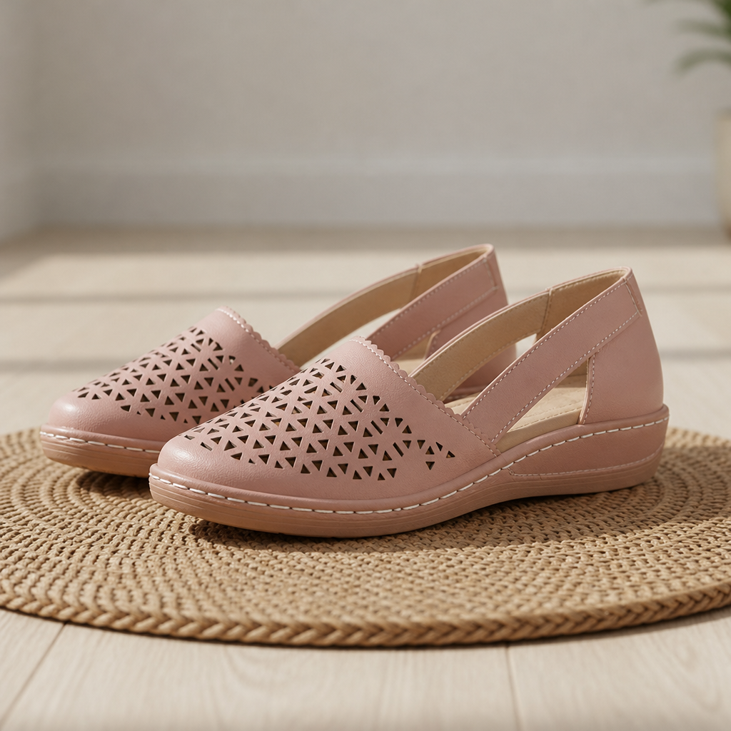 Ava | Urbino Orthopedic Cutout Slip-On Flats