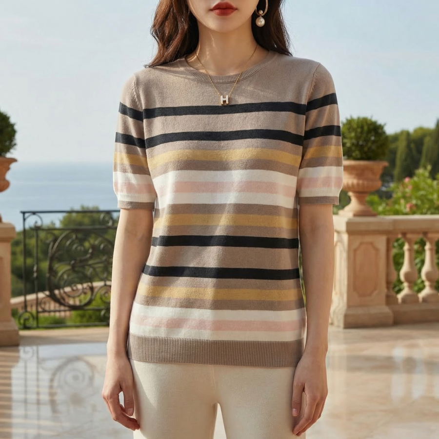 Avery | Siena Striped Pullover Vest
