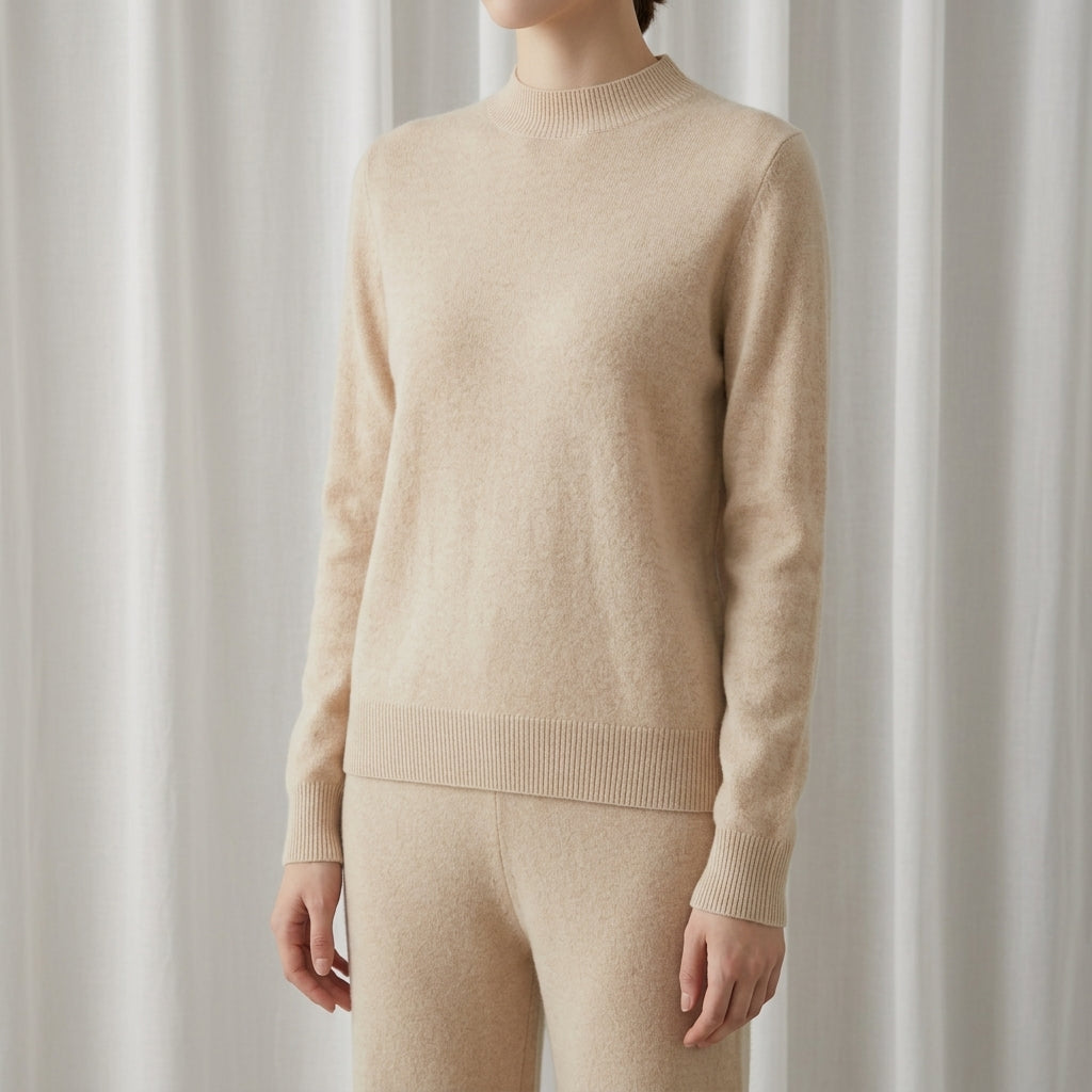 Bella | Hyeres Mock Neck Sweater