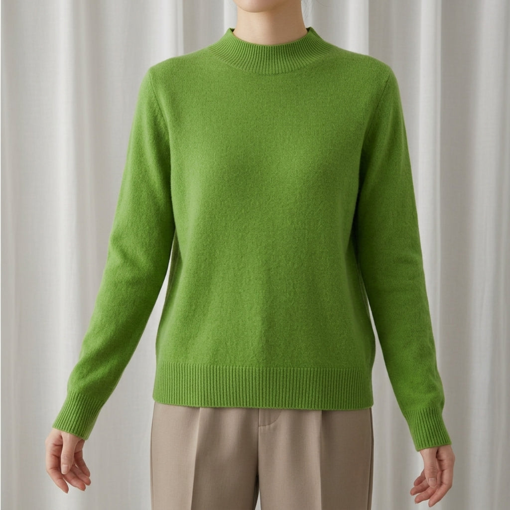Bella | Hyeres Mock Neck Sweater