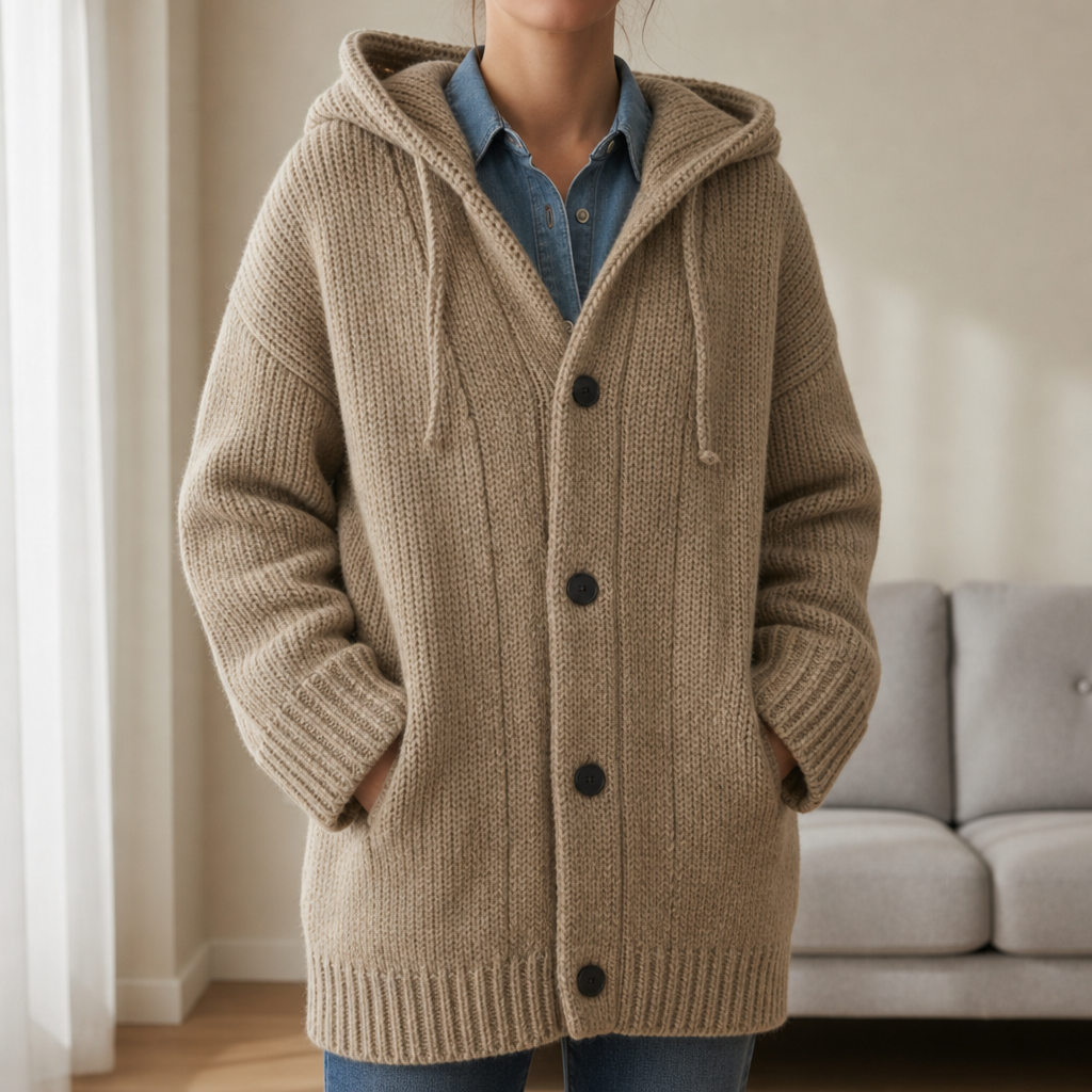Bella | Sete Hooded Knit Cardigan