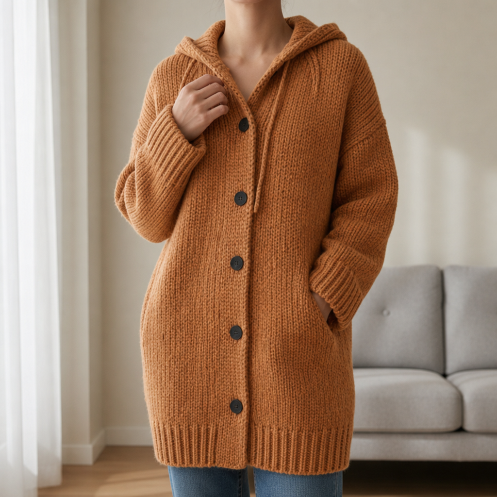 Bella | Sete Hooded Knit Cardigan
