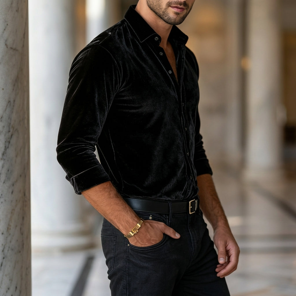 Benjamin | Bonifacio Velvet Shirt